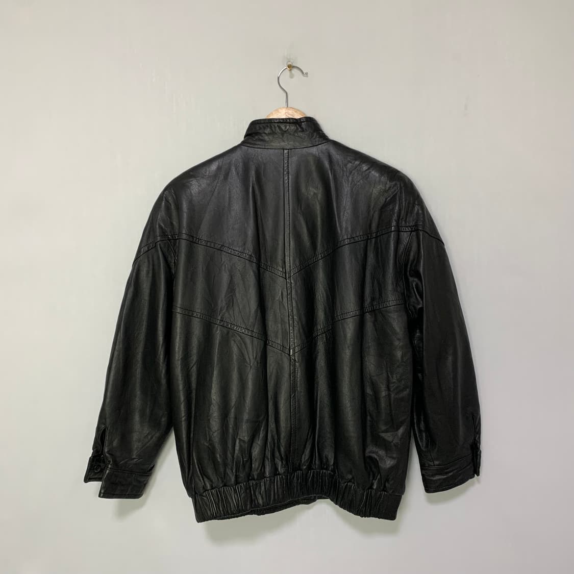 끌로에 빈티지 Miss Chloe 봄버 레더자켓 양가죽 리얼레더 40 상품이미지5