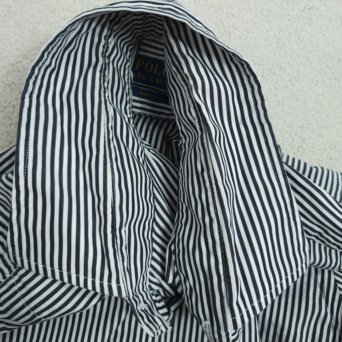 폴로 랄프 로렌 신형 스트라이프 셔츠 검흰 상품이미지7