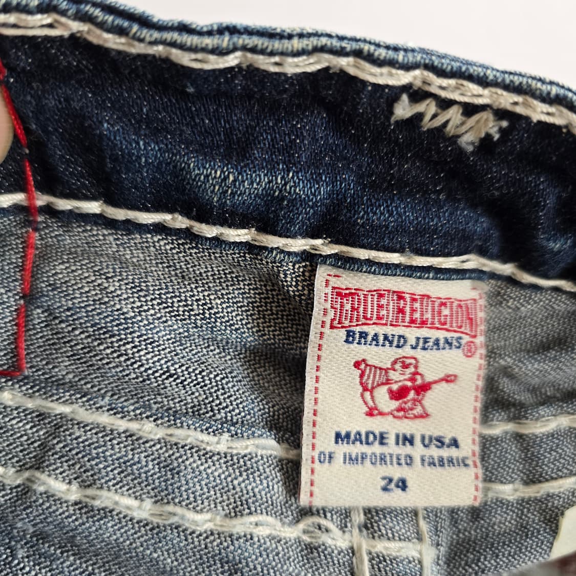 트루릴리전 청바지 미국 스판 일자 사이즈24 R5903 상품이미지6