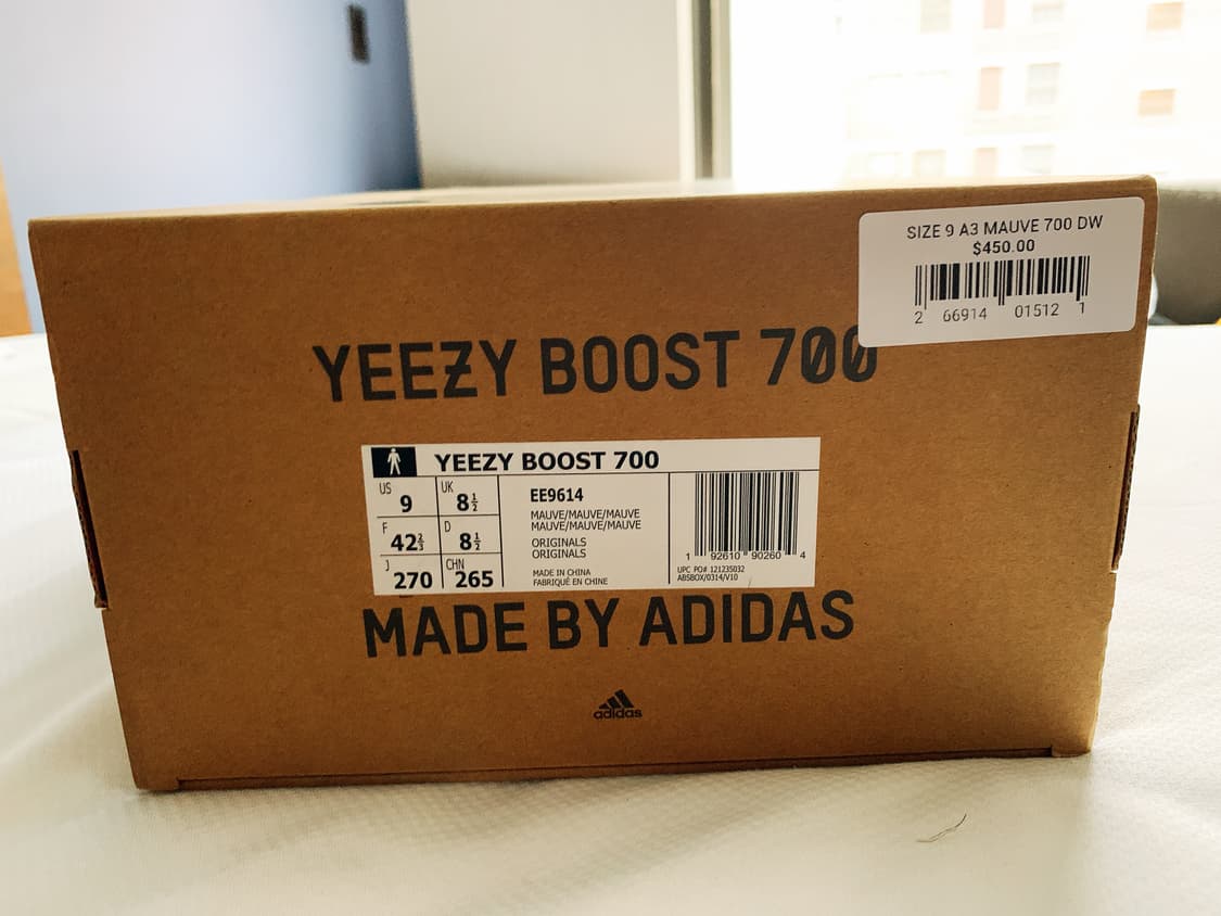 270사이즈) 아디다스 이지 부스트 700 모브 상품이미지4