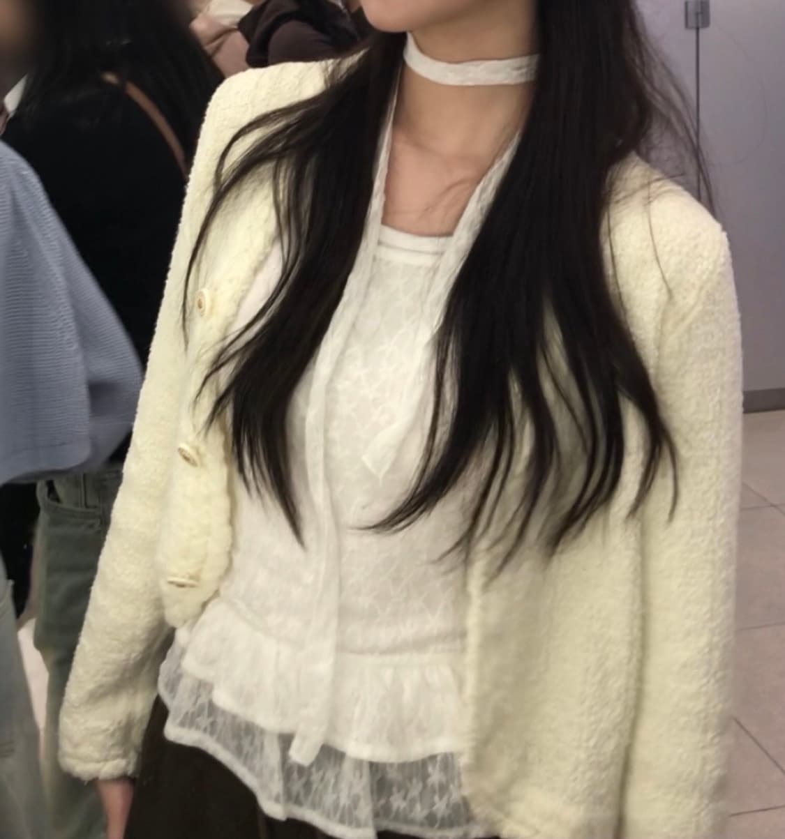 시스루 레이스 프릴t 상품이미지1