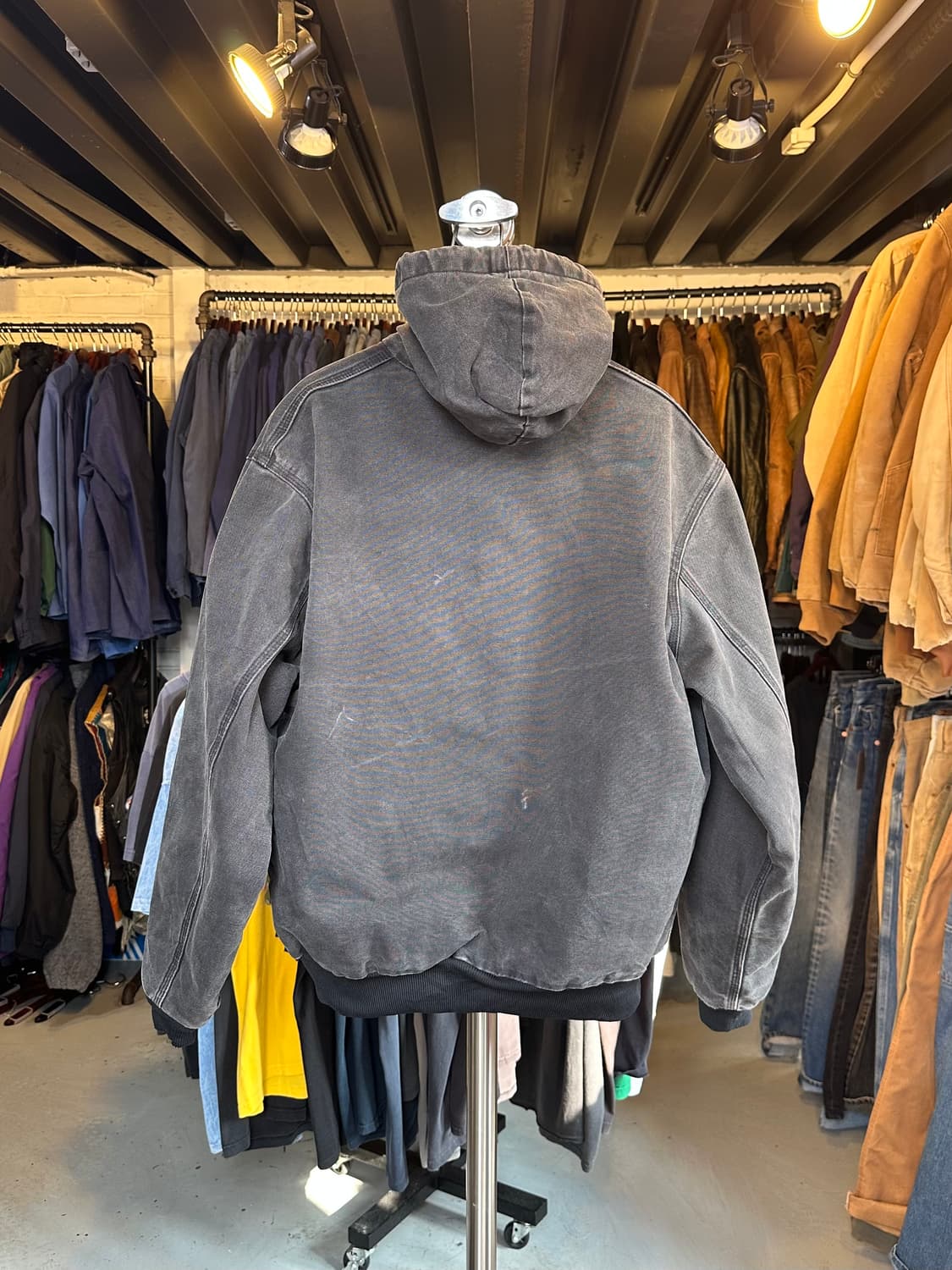 90s 칼하트 디트로이트 페이드 덕 액티브 워크 자켓 상품이미지2