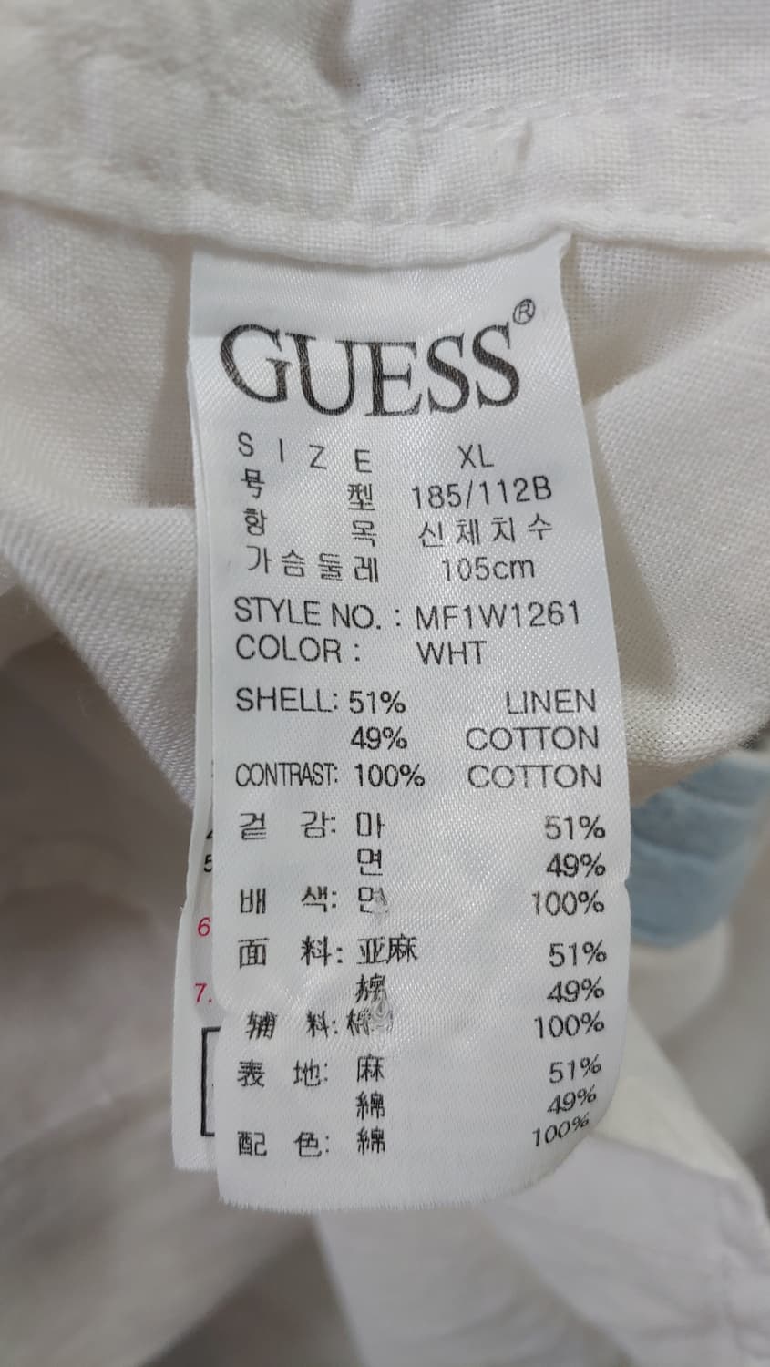 105 게스 린넨 셔츠 743 상품이미지5