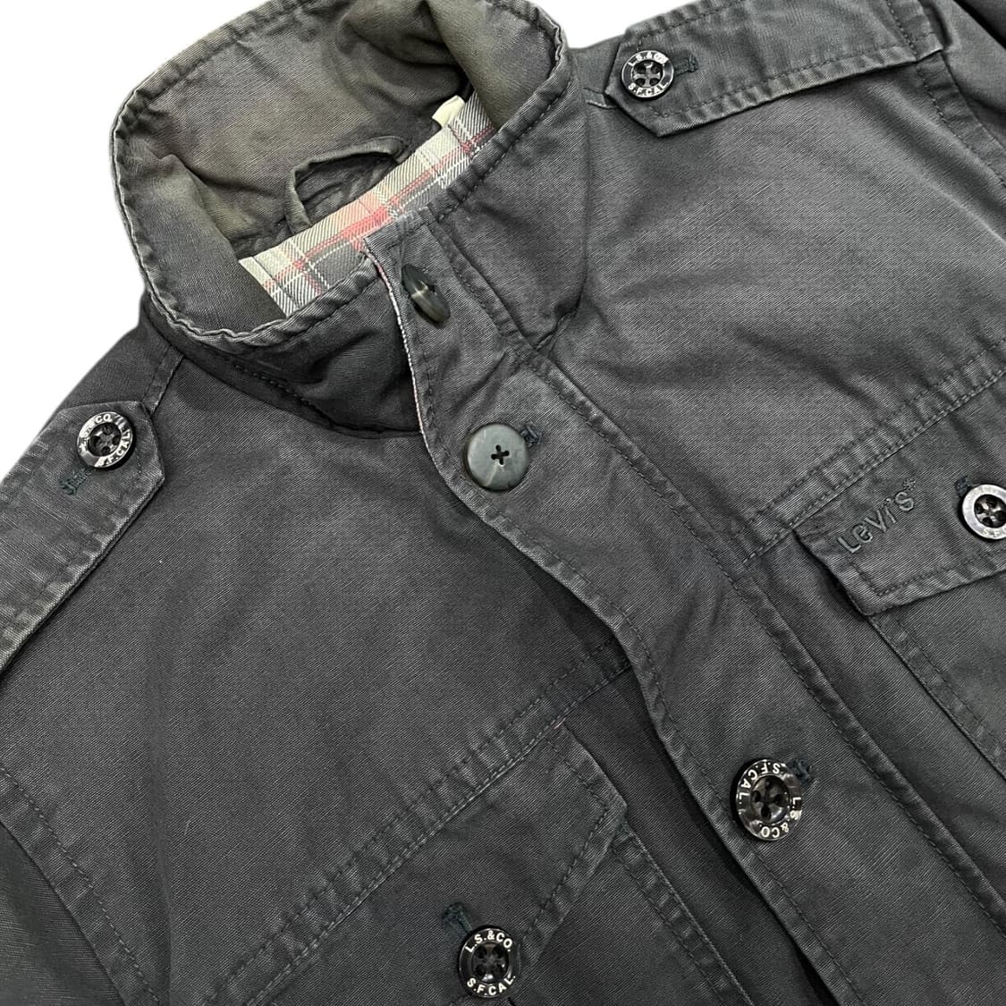 리바이스 다크 그레이 야상 자켓 상품이미지4