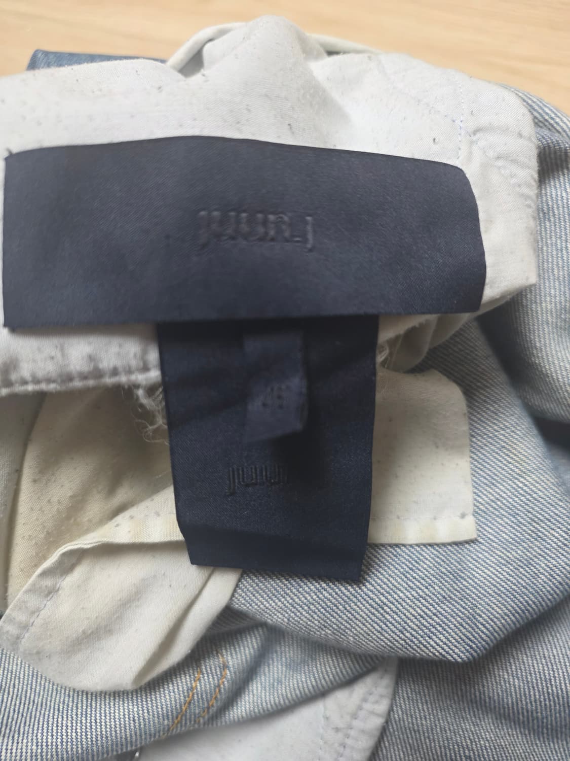 준지 하리밴딩 데님팬츠 청바지 46 - 허리45, 총장99 상품이미지7