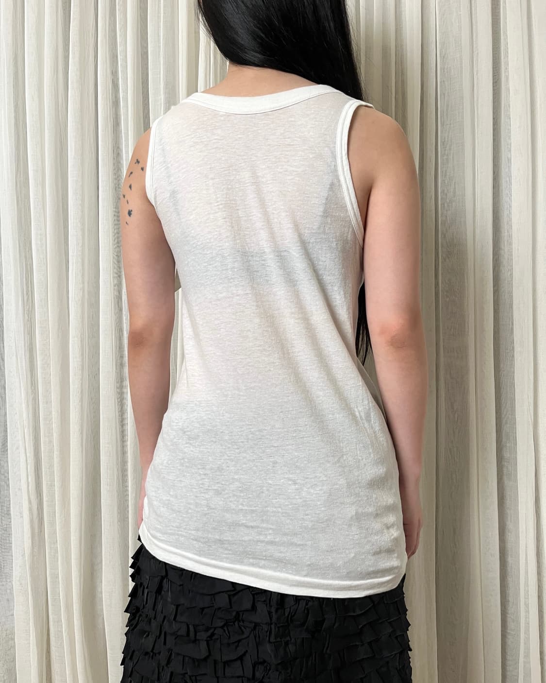 사카이 리본 슬리브리스 탱크탑 sacai  상품이미지8