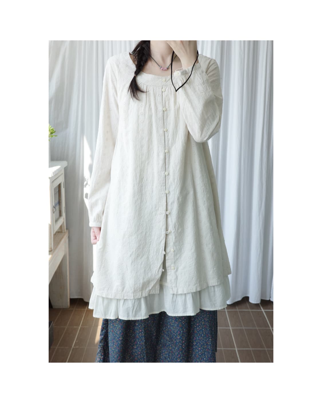 Shuca light beige one-piece 상품이미지6