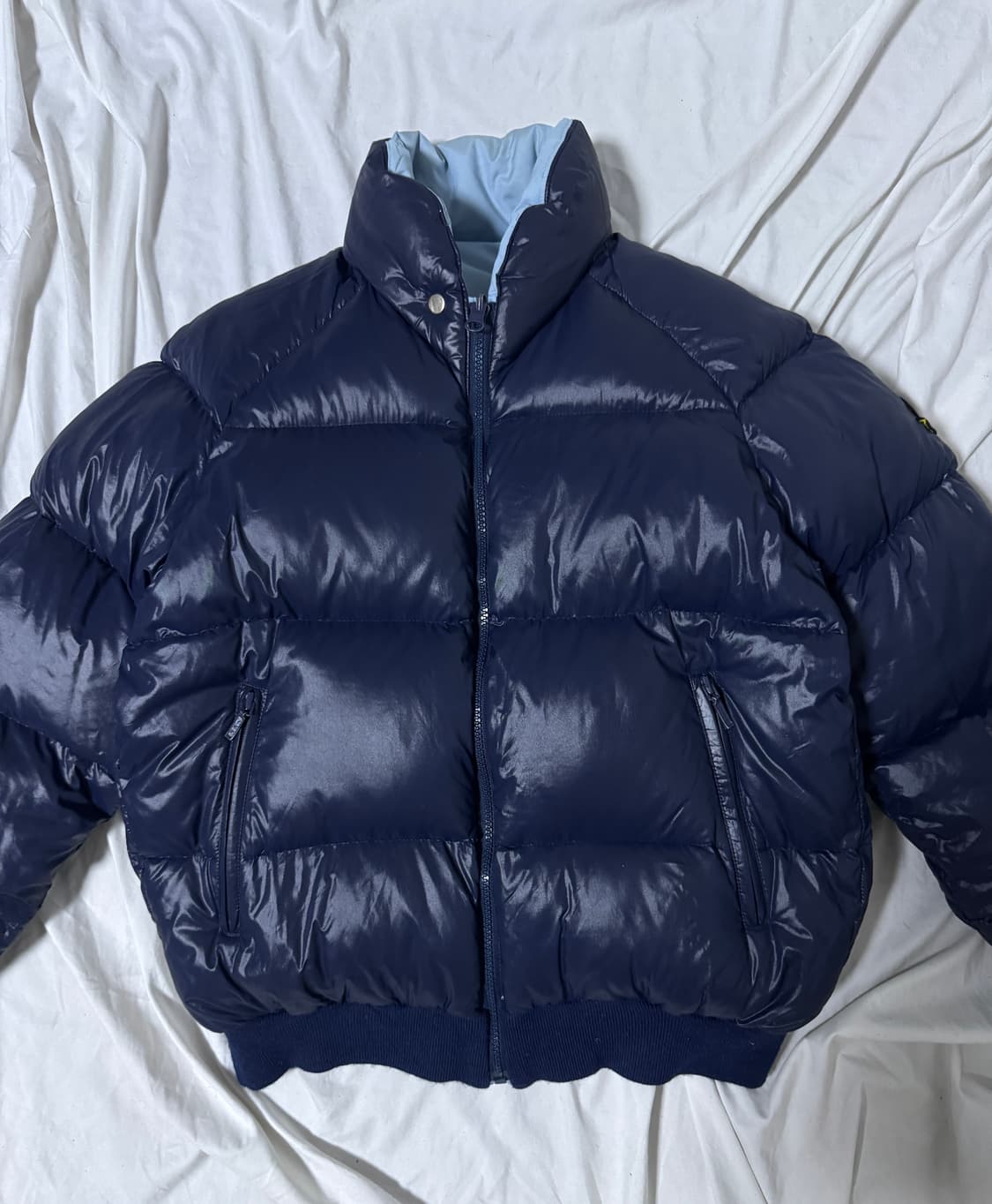 80s 몽클레어 아식스 스키라인 리버시블 패딩 상품이미지5