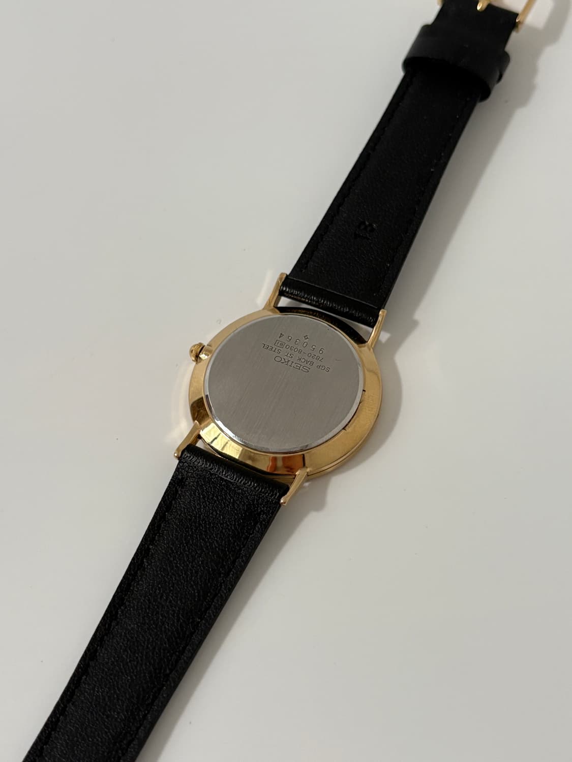 70s chariot brushed dial gold quartz 상품이미지8