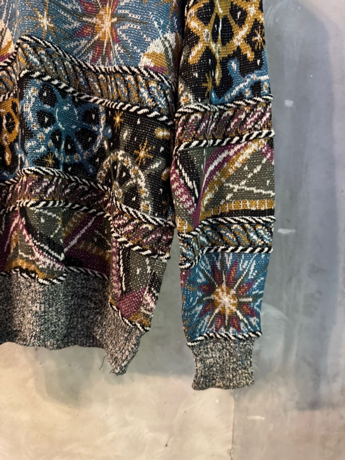 미쏘니 패턴 니트 100 상품이미지6