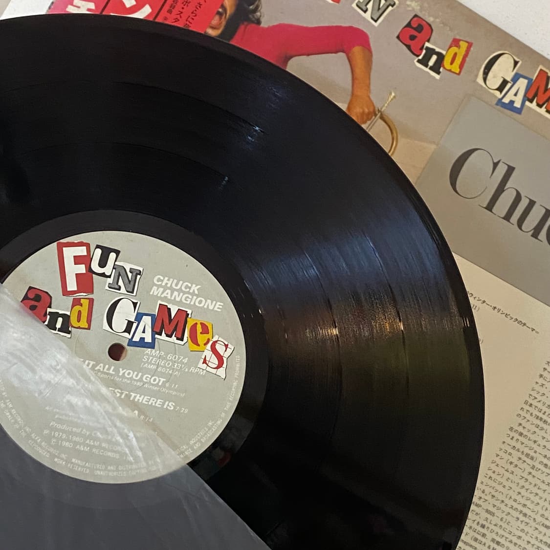 (LP-일본반) Chuck Mangione - Fun And Games 상품이미지4