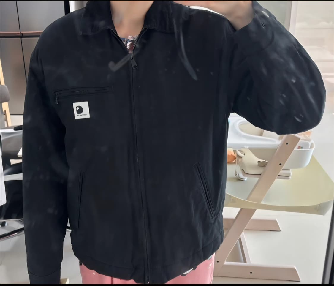 칼하트 WIP W 그레이트 디트로이트 자켓 블랙 S 상품이미지3