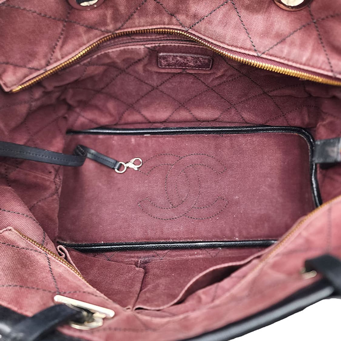 샤넬 블랙 캐비어 쇼퍼백 #19 상품이미지9