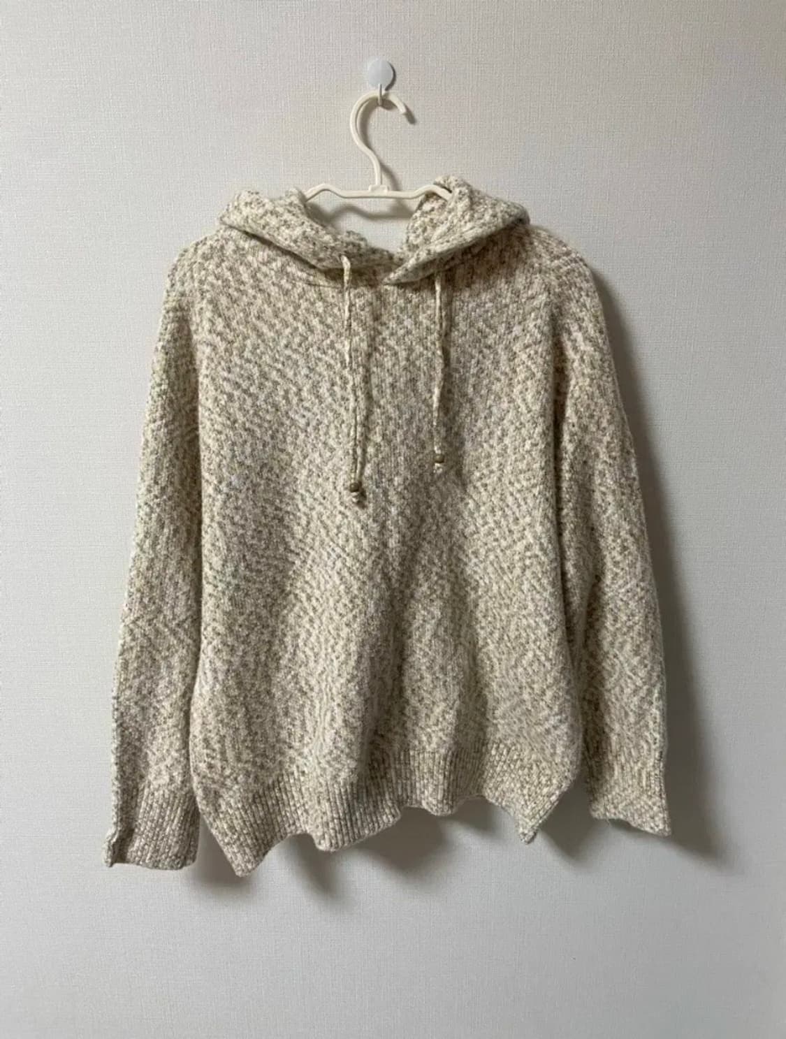 일본 빈티지 니트 패턴후드티 상품이미지2