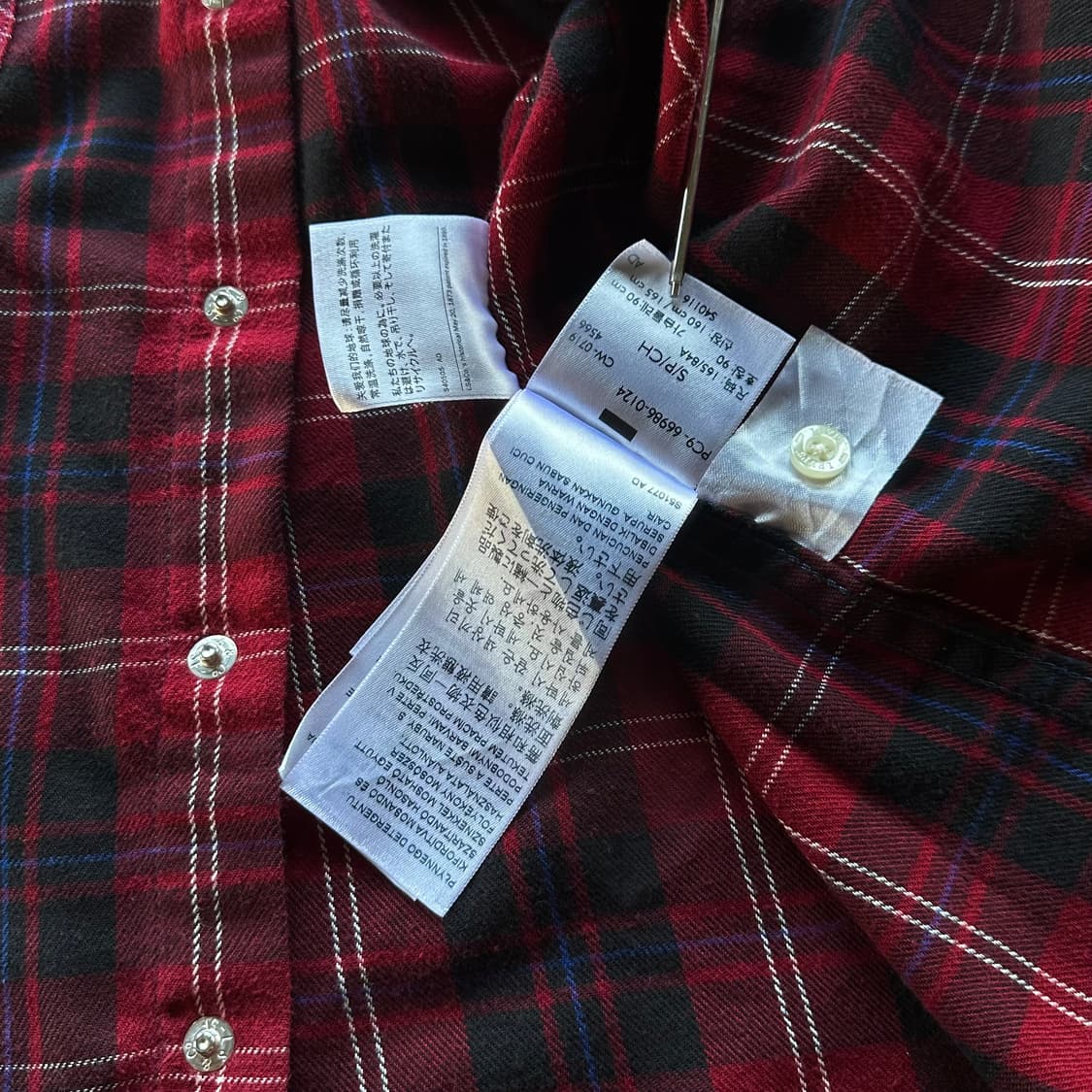 [S]리바이스 Levi's 타탄 체크 웨스턴 셔츠 상품이미지9