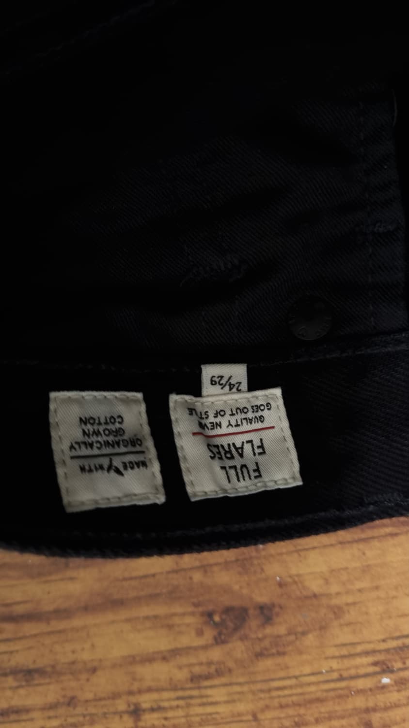 LEVI'S 뉴 풀 플레어 블랙 데님 팬츠 24 상품이미지7