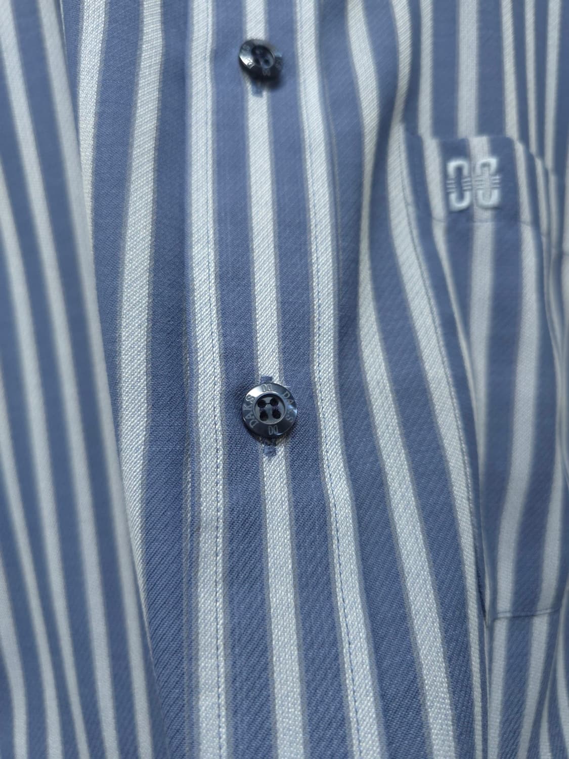 닥스 블루 스트라이프 남성 울실크 셔츠 (95~100) 상품이미지5