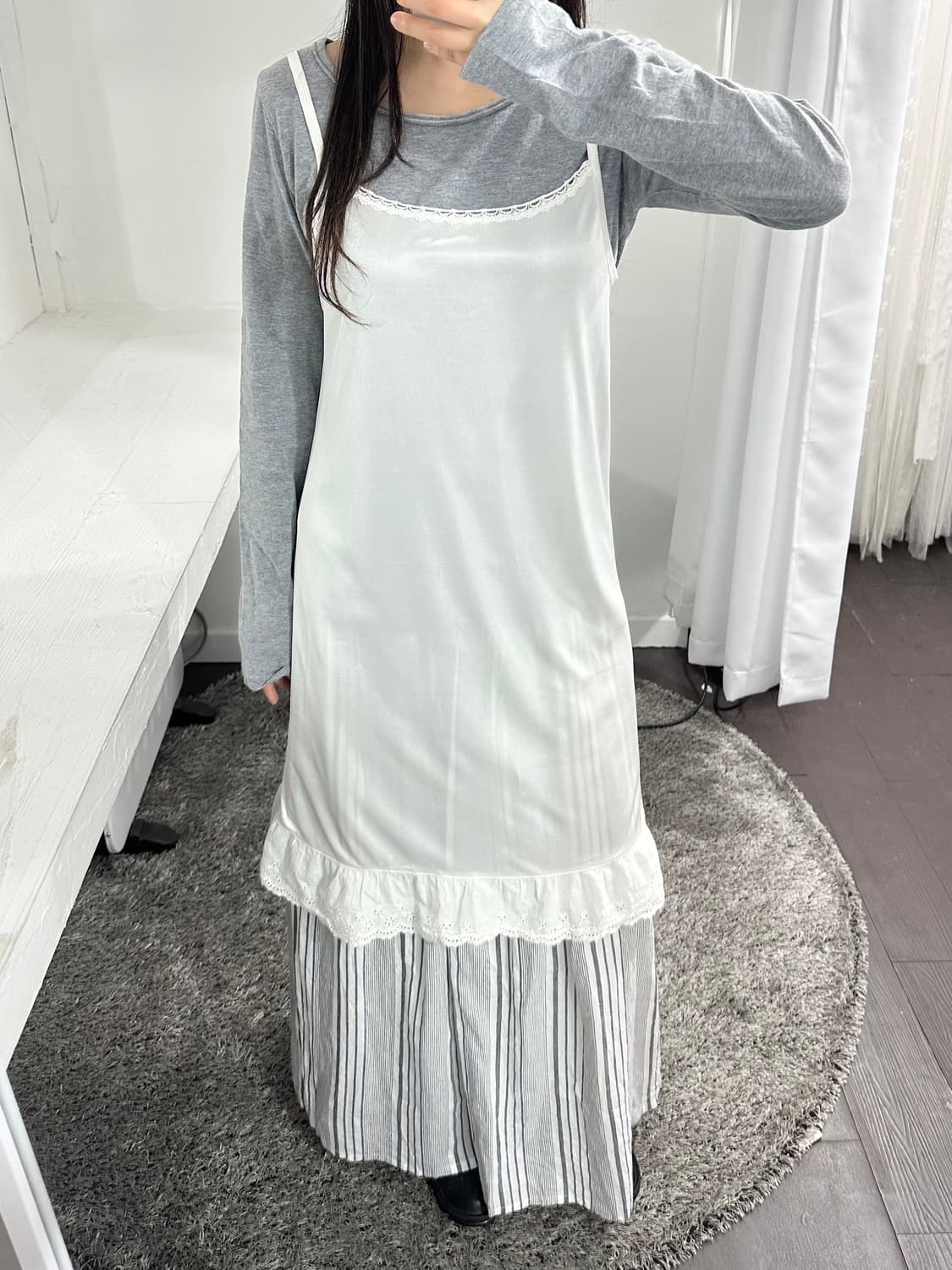 stripe long skirt 상품이미지5