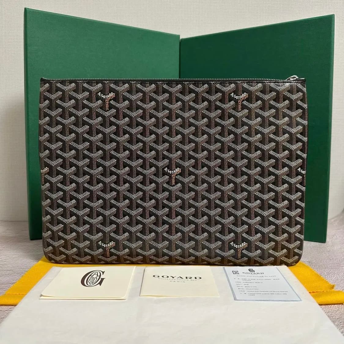 [MGM] 고야드 세나 클러치 블랙 상품이미지2