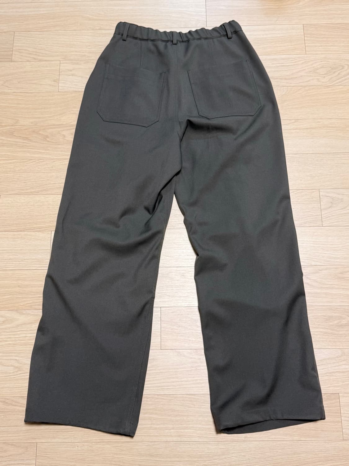 비긴 202 원턱 와이드 베이커 팬츠 [올리브/1] 상품이미지9