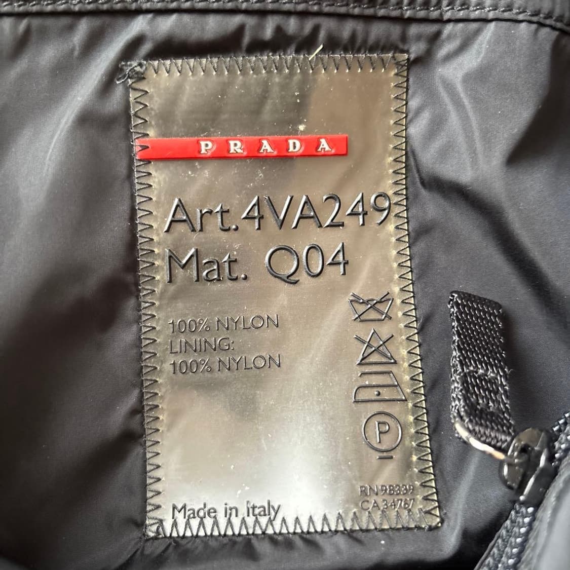 올드 프라다 크로스백 바디백 토트백 블랙 상품이미지3