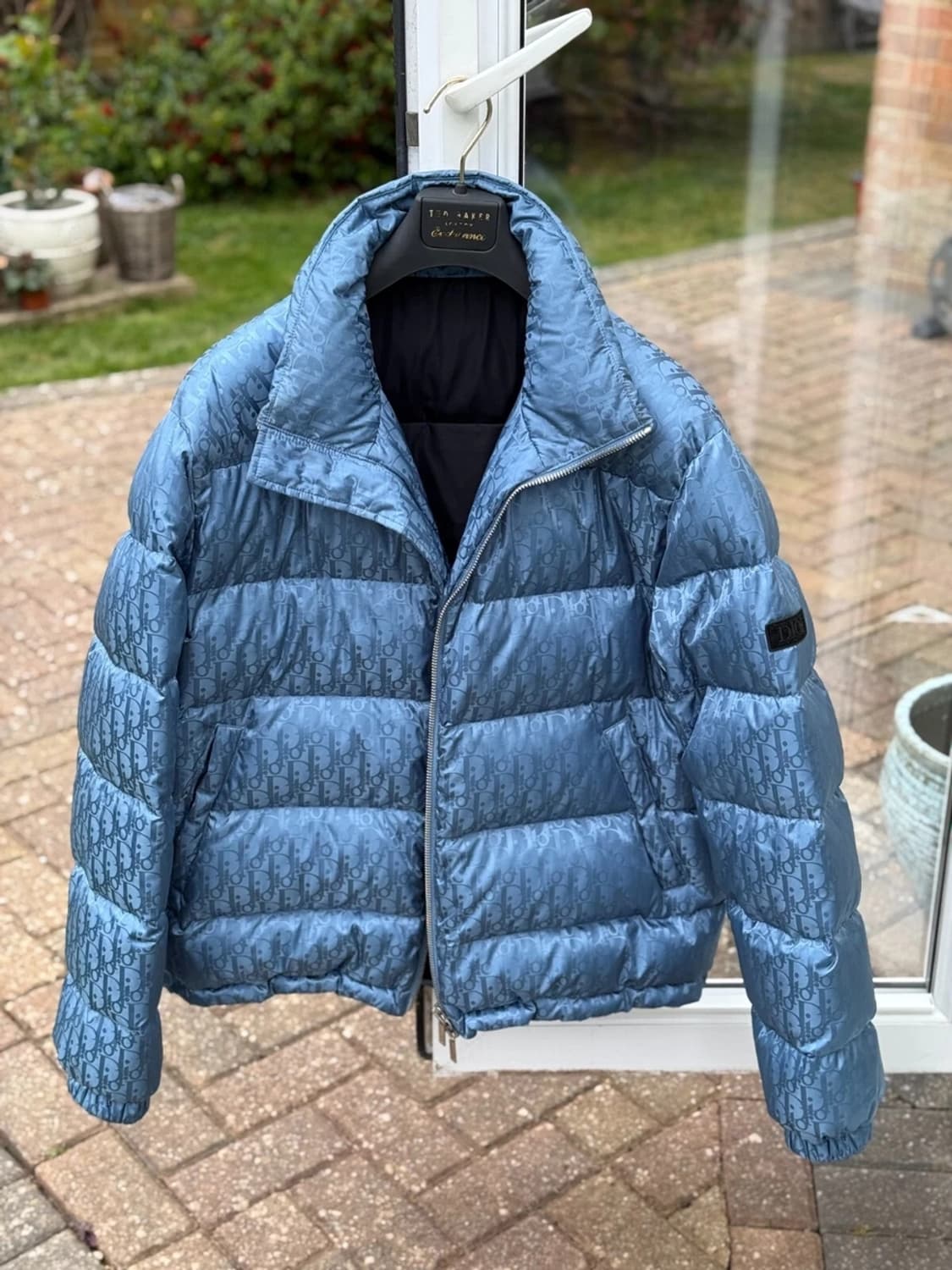 디올 오블리크 라이트 블루 푸퍼 자켓 패딩 M 상품이미지1