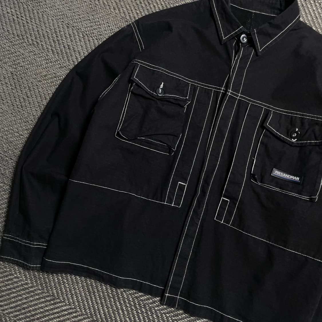 mrsandman 아카이브 스티치 워크 셔츠 자켓o 5257 상품이미지3