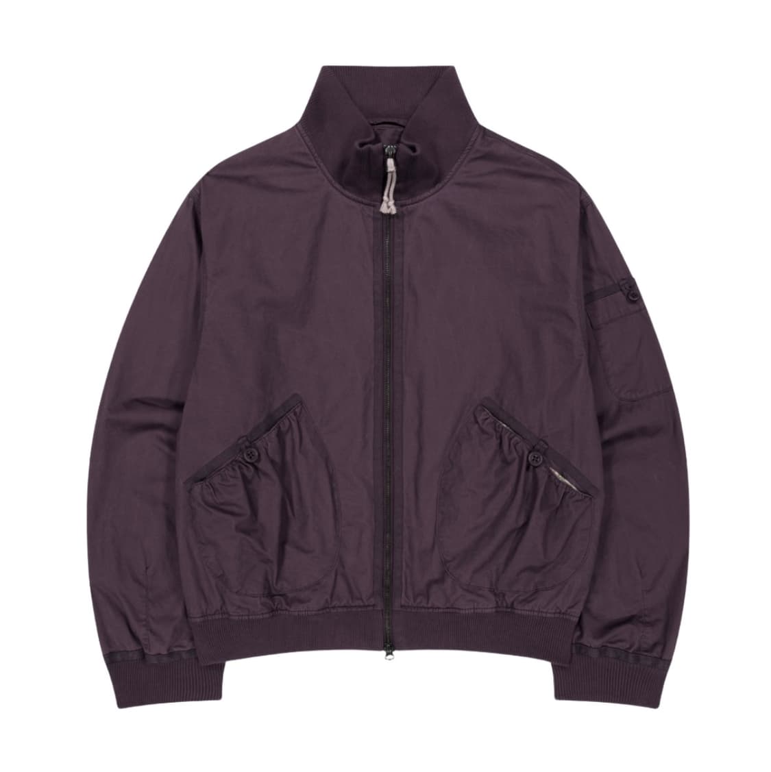 (2) 코이세이오 더스티 코튼 봄버 자켓 퍼플 상품이미지1