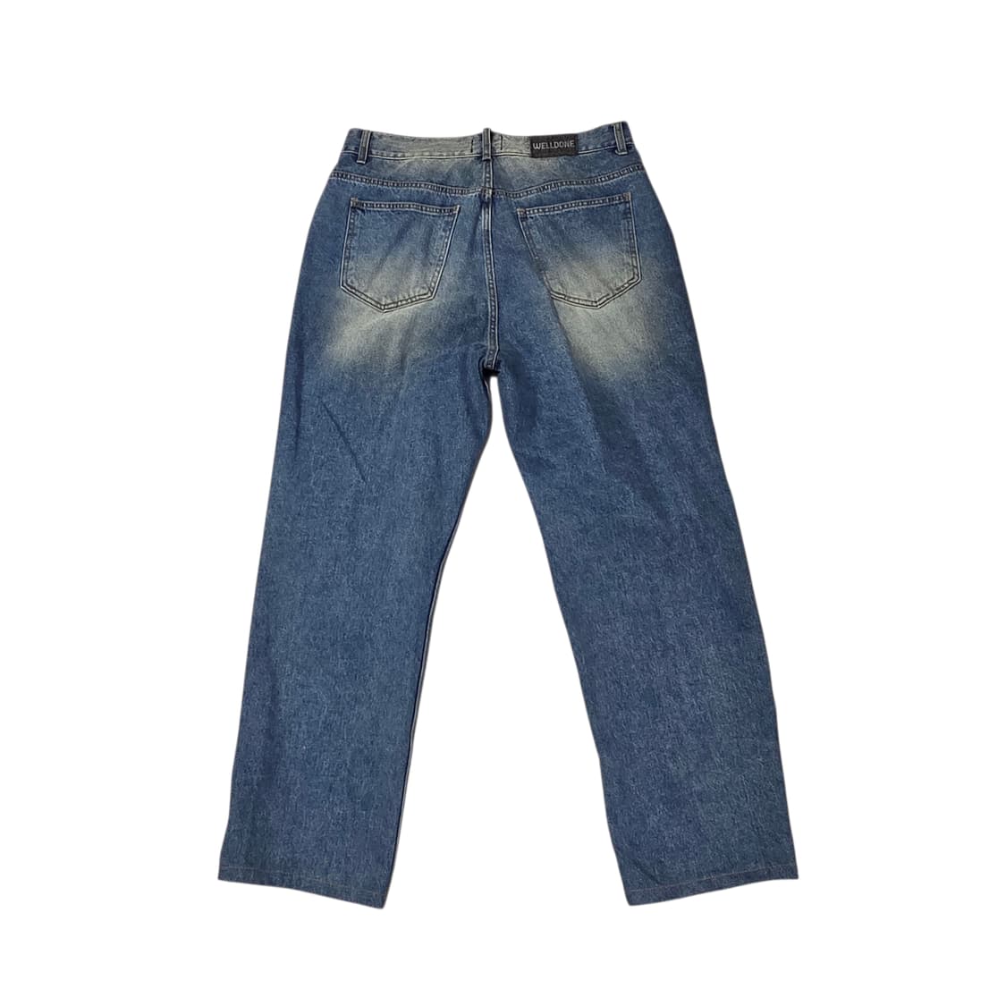 Welldone 웰던 남성 와이드 워싱 데님 팬츠  상품이미지3