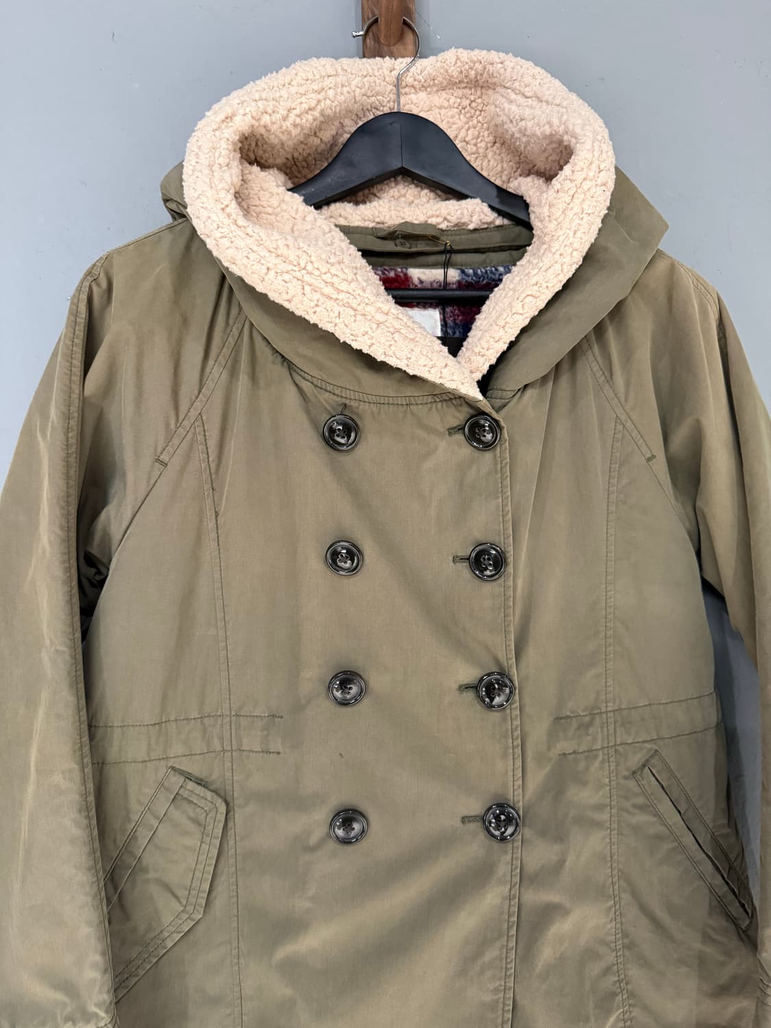 double button big hood jumper 상품이미지5