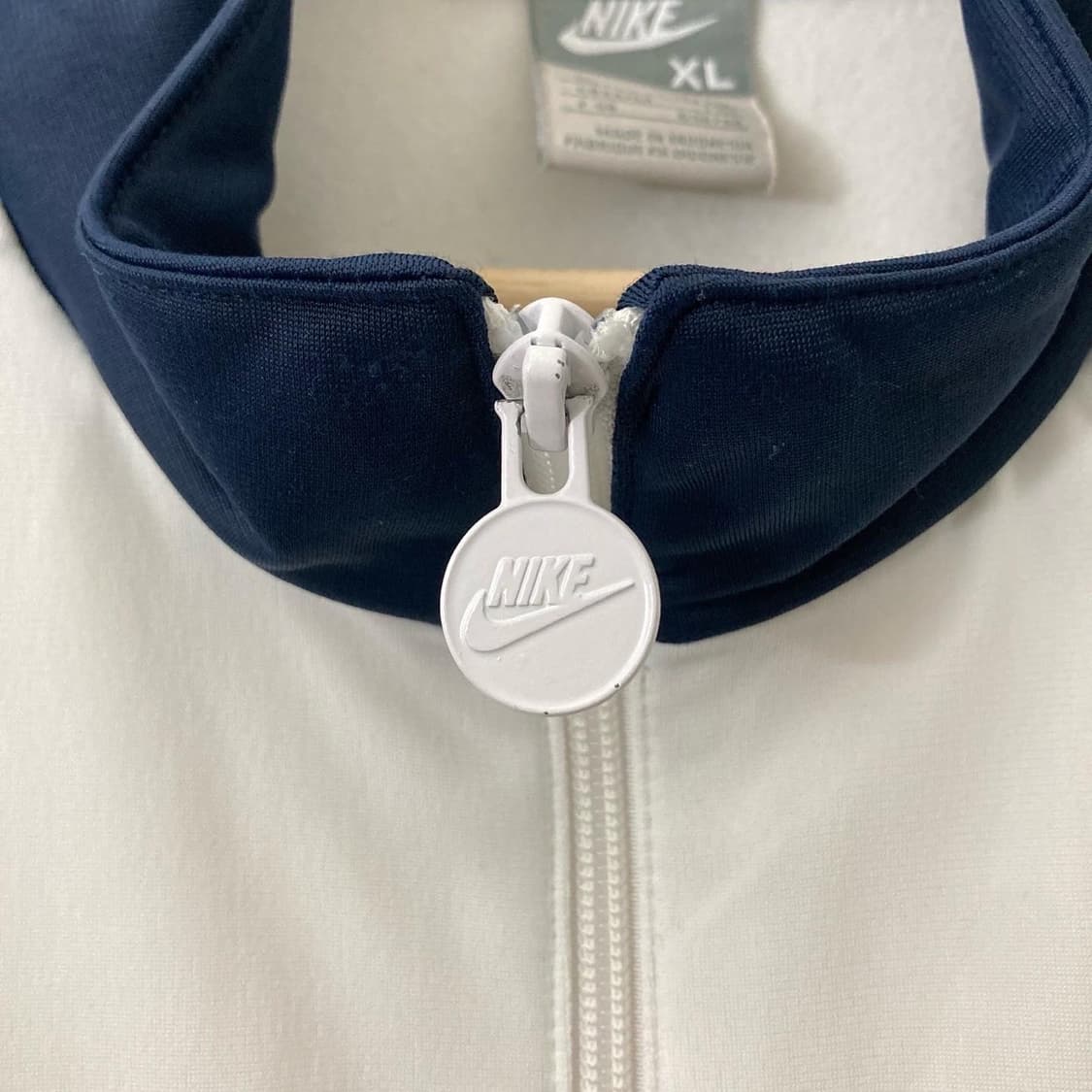 나이키 화이트 네이비 배색 스몰로고 져지 상품이미지3