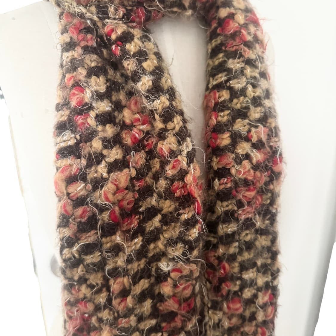 Grunge Brown Muffler 상품이미지4