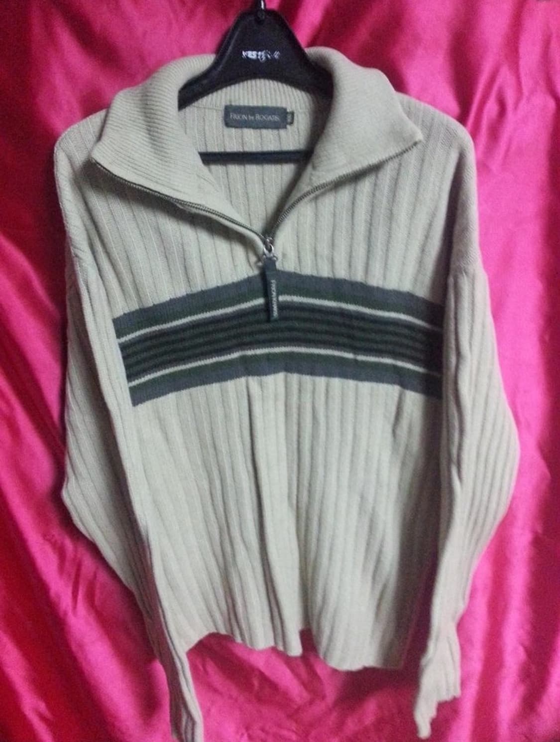 로가디스 남성 반집업 모100% 니트 100 상품이미지1