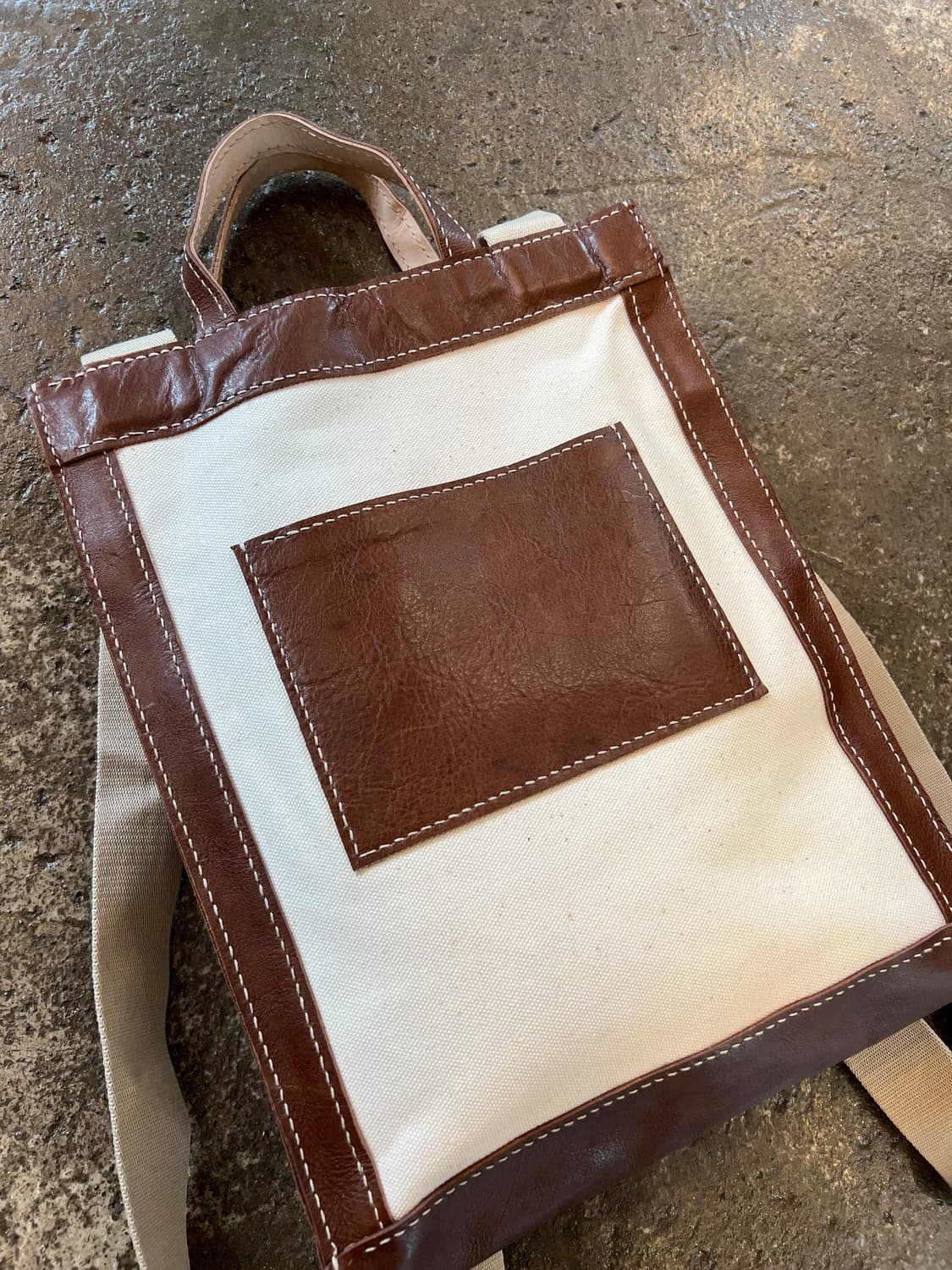 [JPN] Hand Made 가죽 캔버스 토트백&백팩 상품이미지4