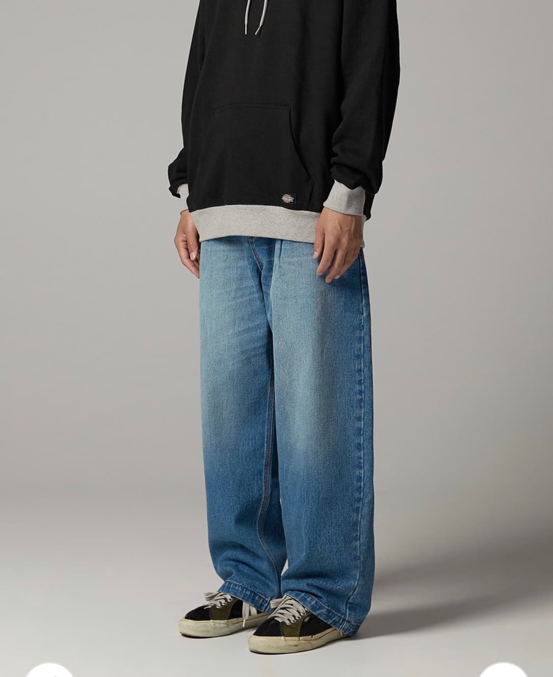 (새상품급) 디키즈 - 워시드 와이드 데님 팬츠 상품이미지9