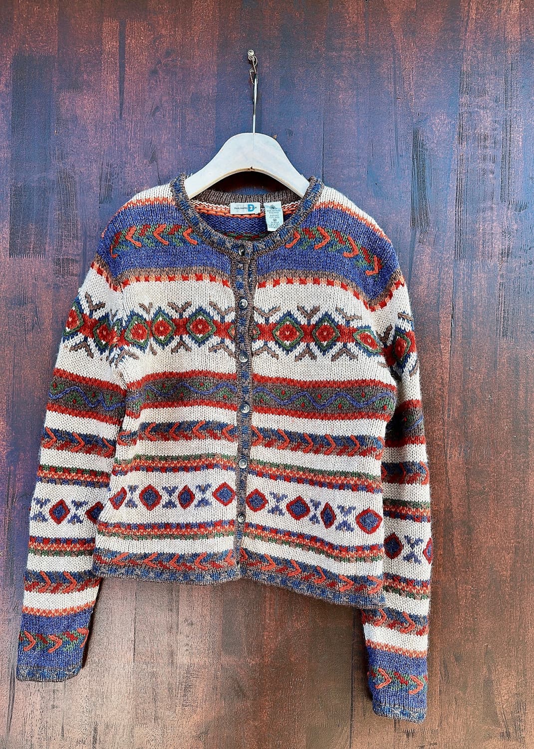 노르딕(Nordic) 스타일의 니트 가디건 상품이미지1