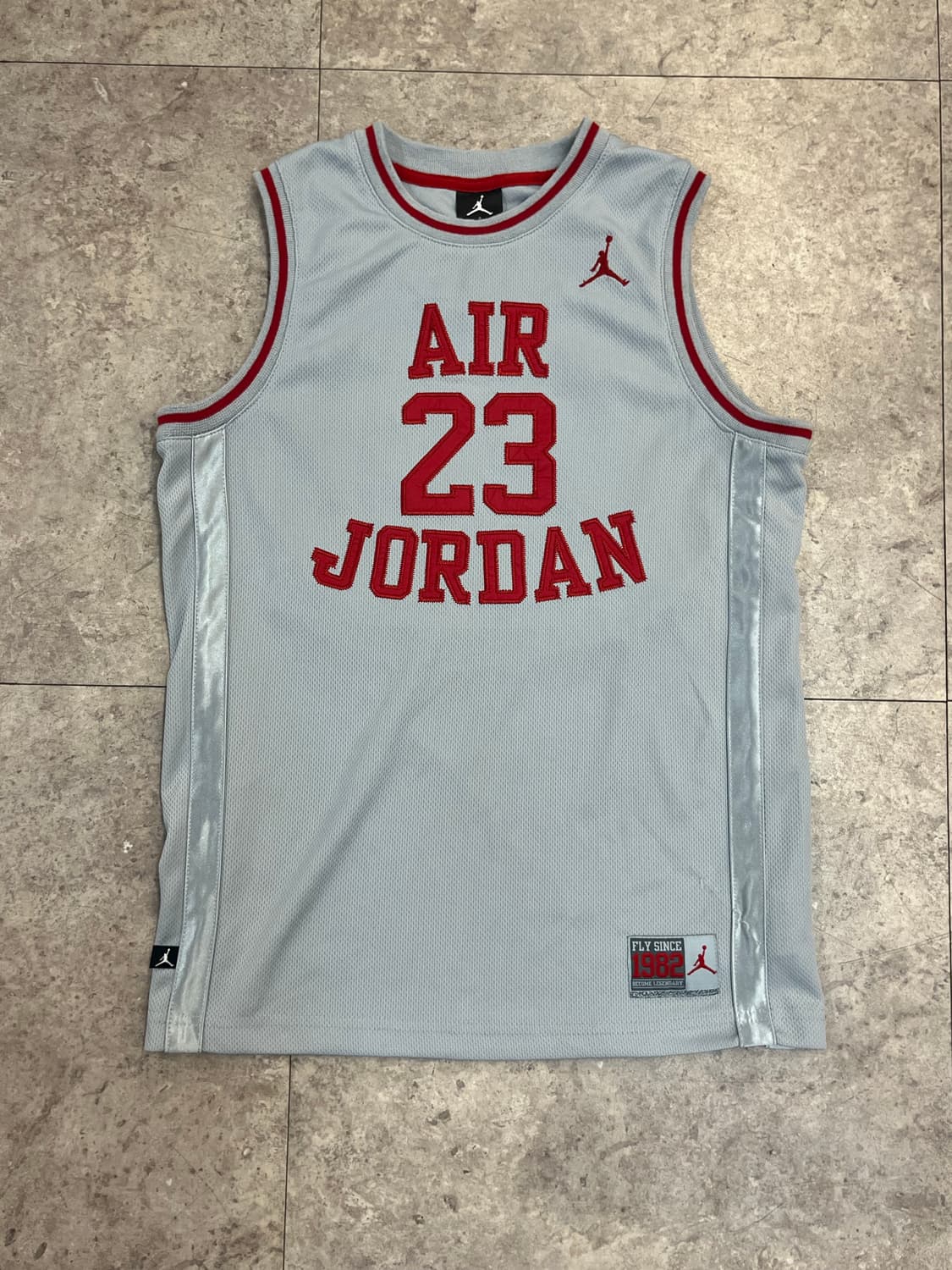 나이키 에어 조던 농구 져지 그레이 키즈 L #csz3845 상품이미지4