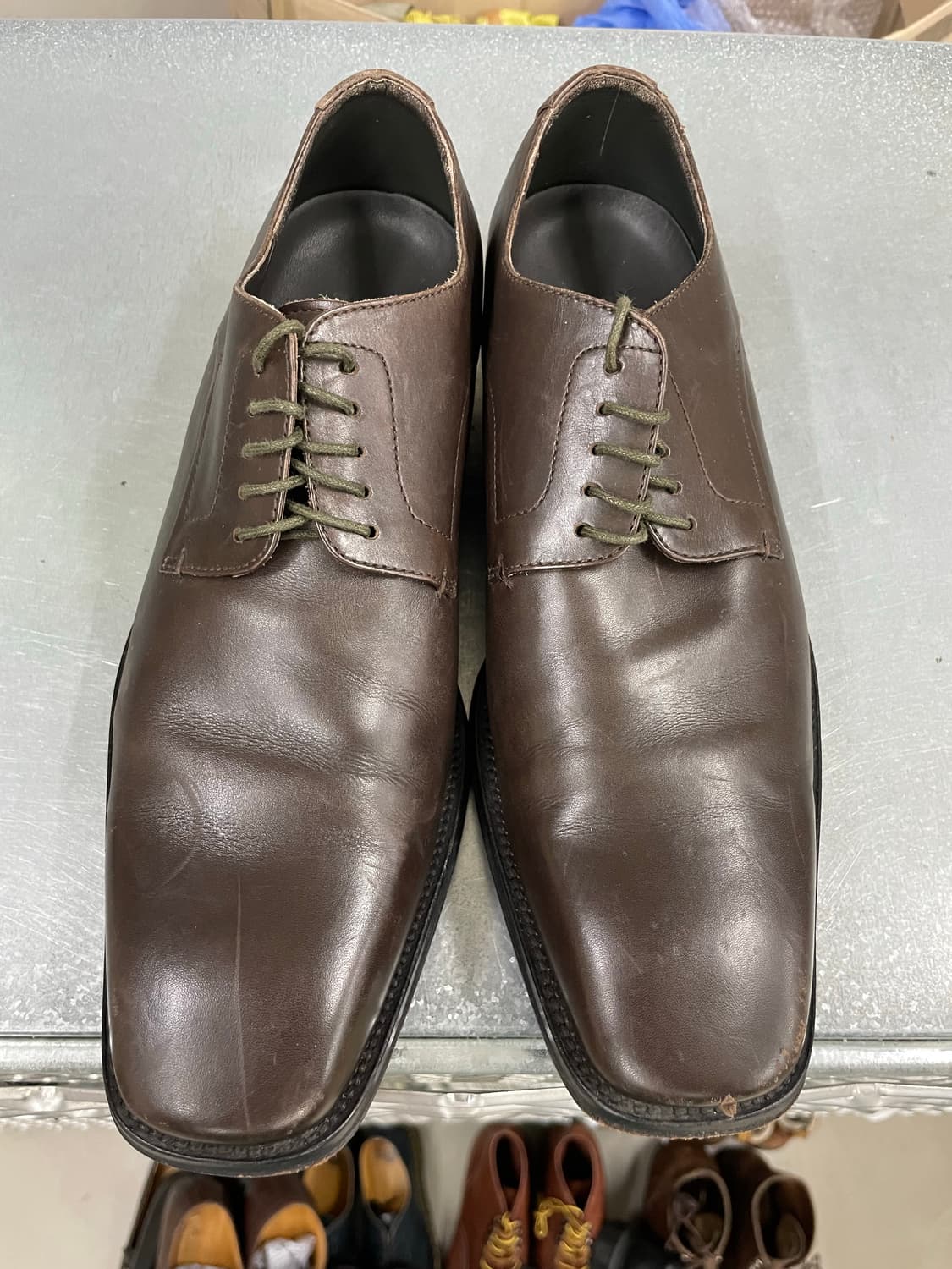 휴고보스 레더 로퍼 브라운 us8 (gr-4502) 상품이미지5