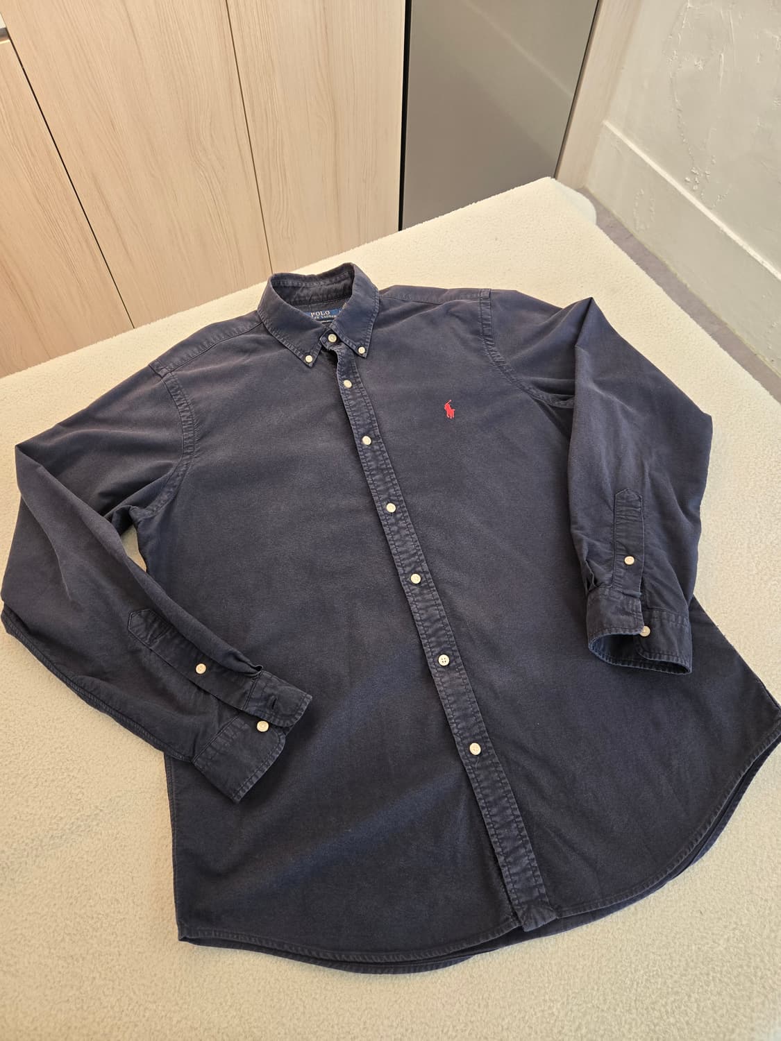 폴로 랄프로렌 남방 네이비 긴팔 LG(XL) 상품이미지3