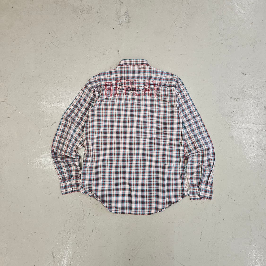 REPLAY 리플레이 웨스턴 셔츠 체크셔츠 L~XL 상품이미지6