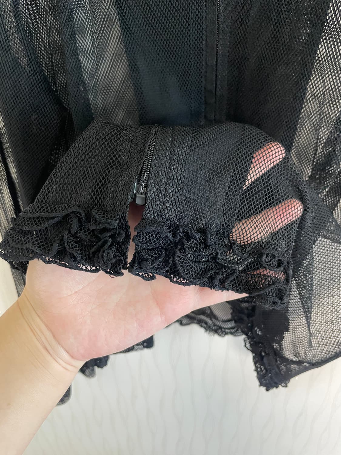 메쉬 레이스 집업 상품이미지2