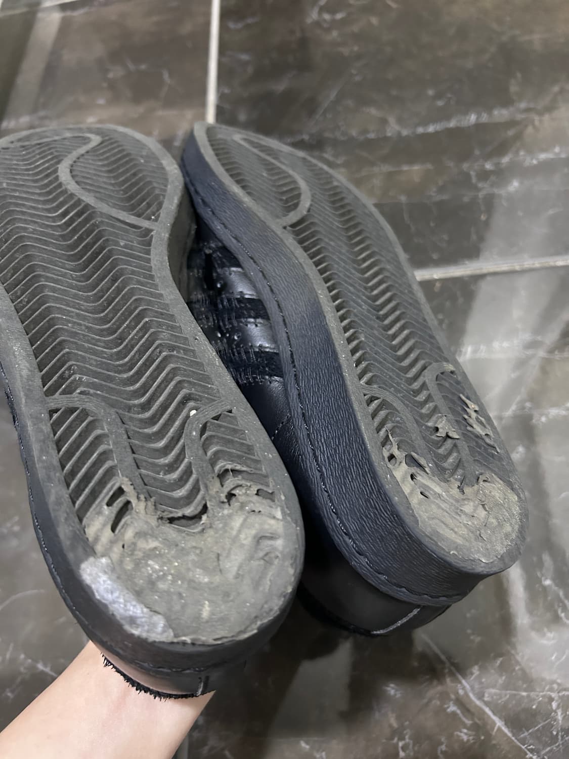 Y-3 슈퍼스타 트리플 블랙 255 상품이미지2