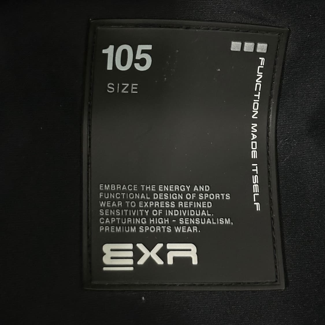 EXR 블랙 패치 레이싱 바람막이 자켓 (실측 L) 상품이미지7
