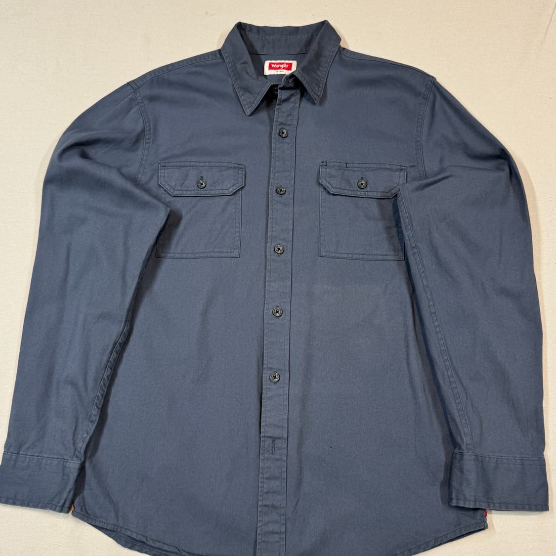 M) Wrangler 랭글러 투포켓 워크웨어 코튼 셔츠 상품이미지2