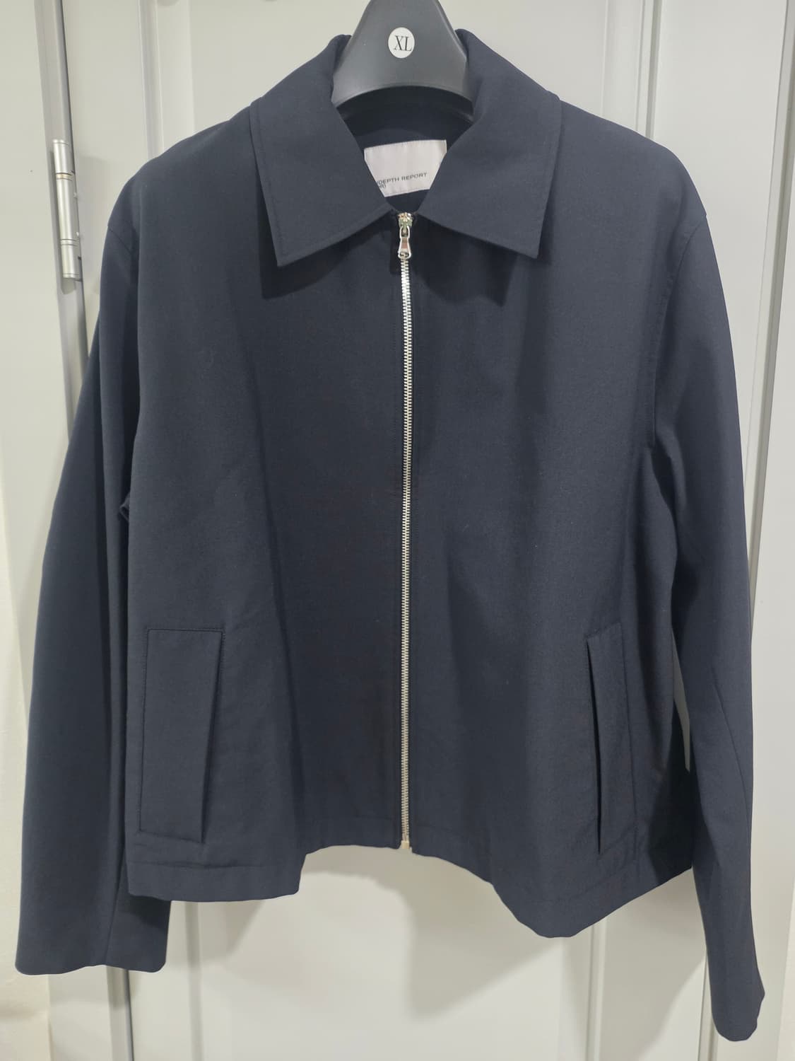 INDEPTH REPORT 인뎁스리포트 테크울 블랙 자켓 2 size 상품이미지1