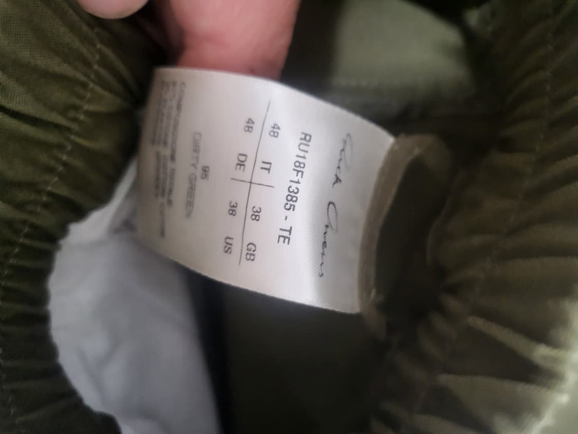 릭오웬스 카고  배기 팬츠 상품이미지3