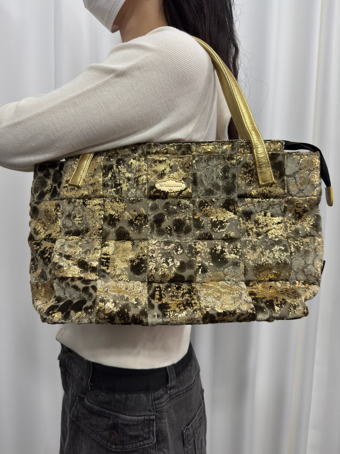 think bee! Gold design bag 상품이미지1