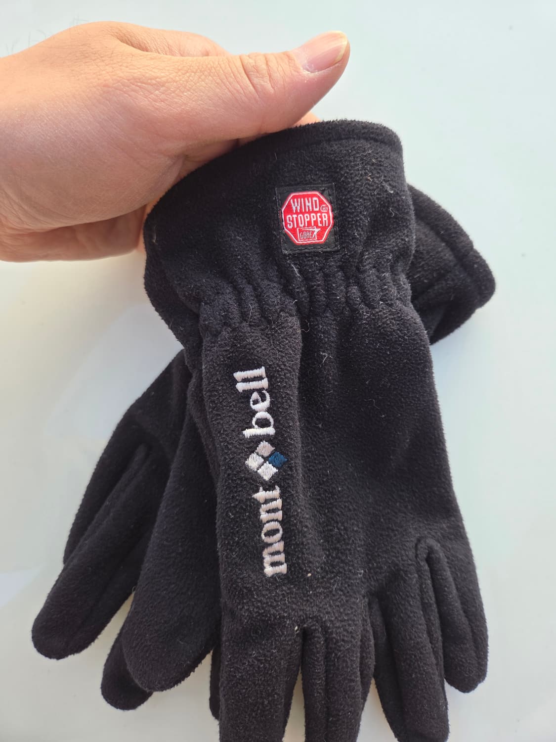 몽벨 윈드스토퍼 플리스 장갑 s 상품이미지2