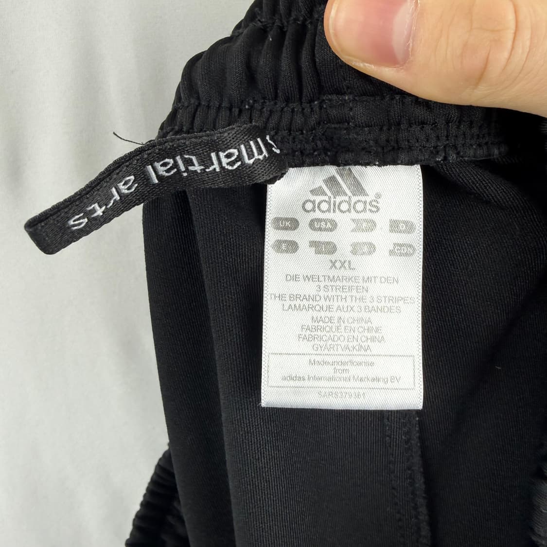 (2XL) 아디다스 마샬아츠 트랙 팬츠 블랙 상품이미지5