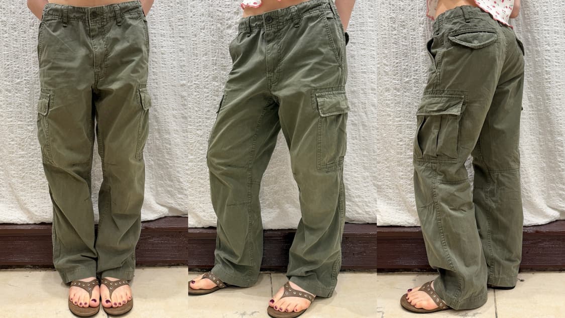 khaki cargo casual pants 상품이미지6
